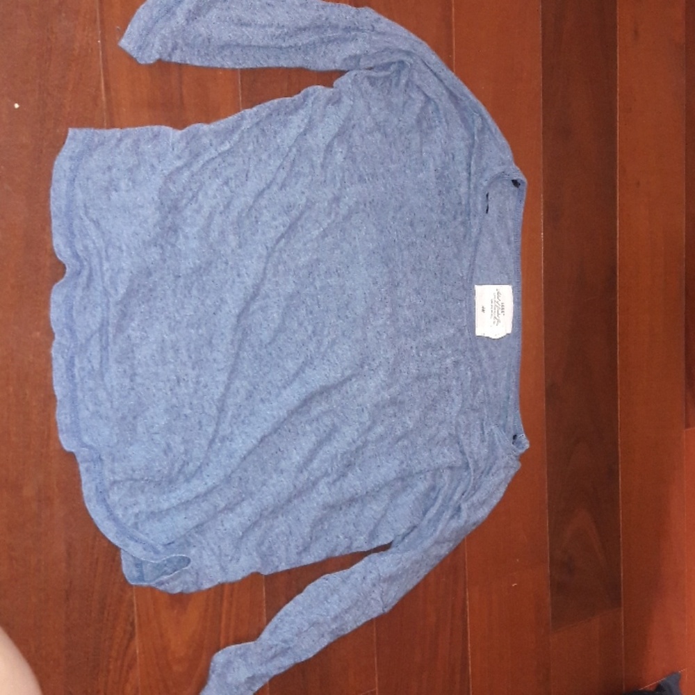 Blue long sleeve shirt